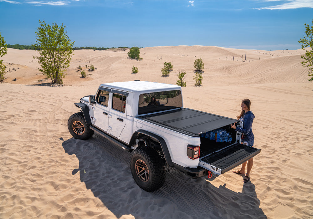 Product of BAK Industries BAKFlip MX4 Hard Folding 448701 Tonneau Cover 