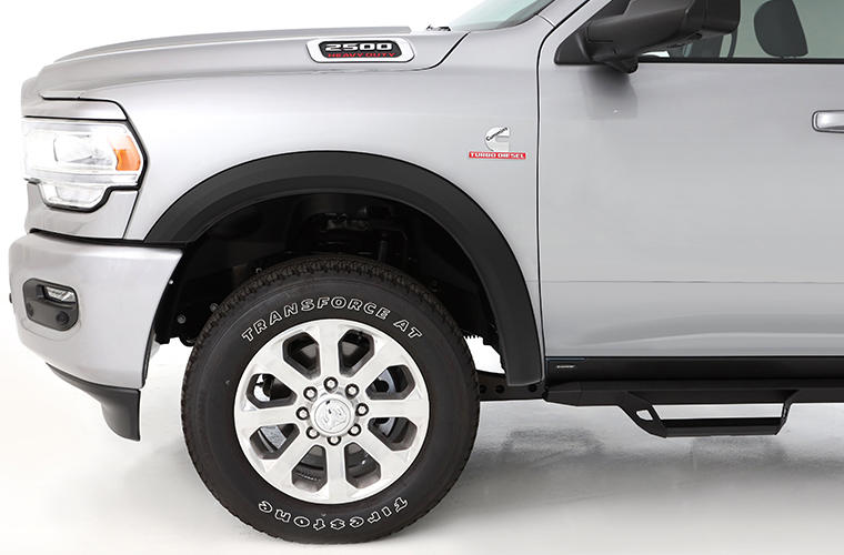 Product of Bushwacker 20910-02 Non-Exposed Fasteners Black Fender Flare - Set Of 4 