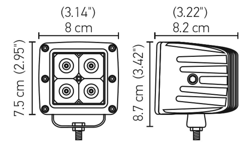Product of Hella Marine Lights 357204031 Driving/ Fog Light 