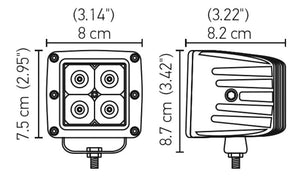 Product of Hella Marine Lights 357204031 Driving/ Fog Light 