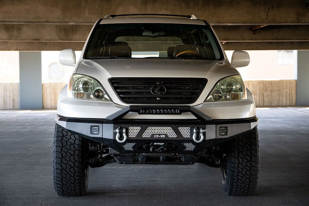 Product of DV8 Offroad LBUN-01 Bull Bar Black Powder Coated No with skid plate 