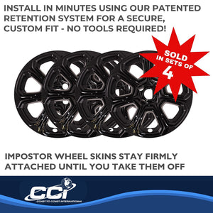 Product of Coast To Coast IWCIMP456BLK Black Set Of 4 
