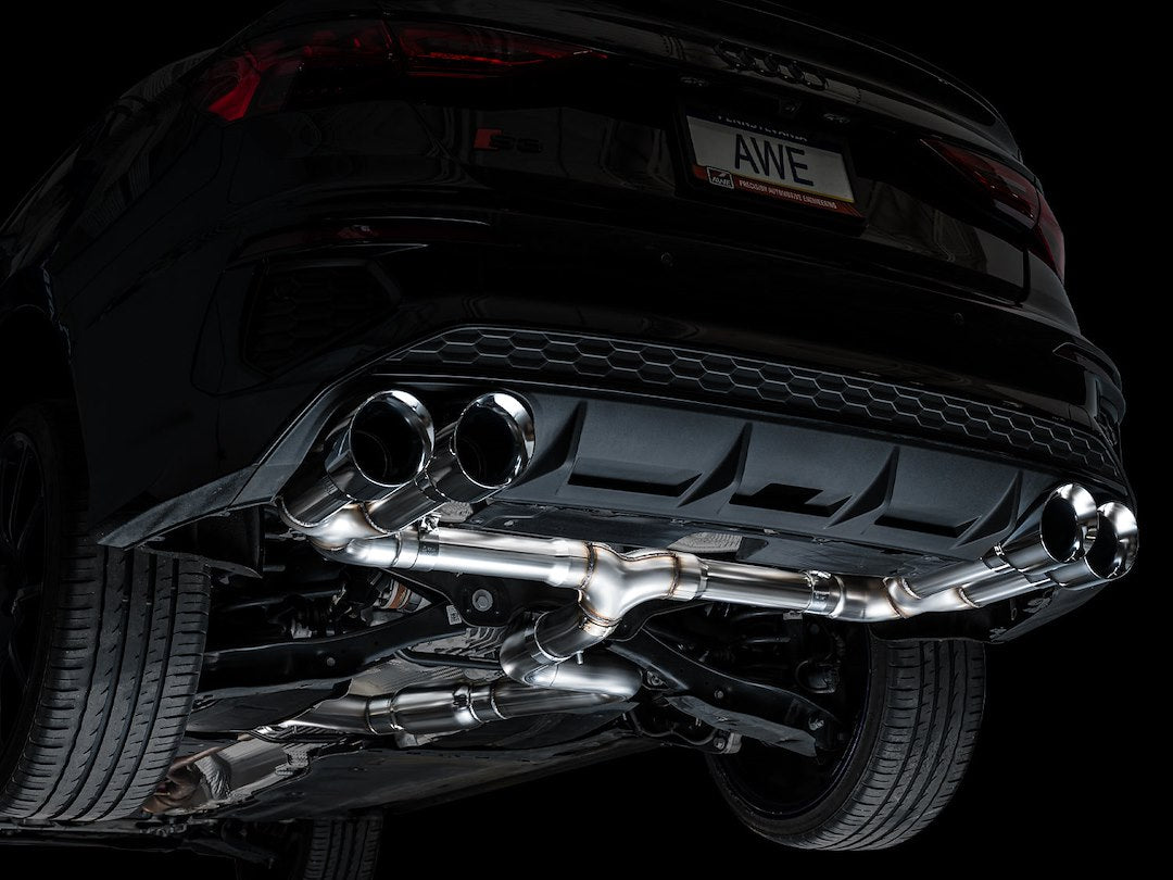 Product of AWE Tuning 3020-42897 Track Edition Cat-Back System Exhaust System Kit 