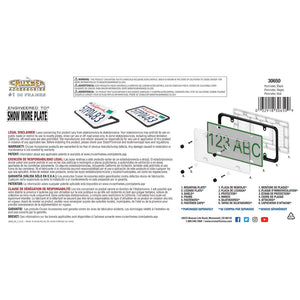 Cruiser 30650 License Plate Frame||30650_P02-Perimeter_Black-Backpack.Jpg||87||c3430650||1222597