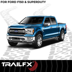 Product of TrailFX AL4011B TrailFX A4 Series Nerf Bar With Surface Steps 