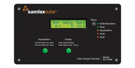 Samlex America Scc-30ab Battery Charger Controller||scc-30ab-1.Jpg||85||s6ascc30ab||1572257