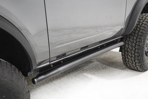 Product of Fab Fours FB21-G5252-1 Black Steel Tube Rocker Panel Guard 