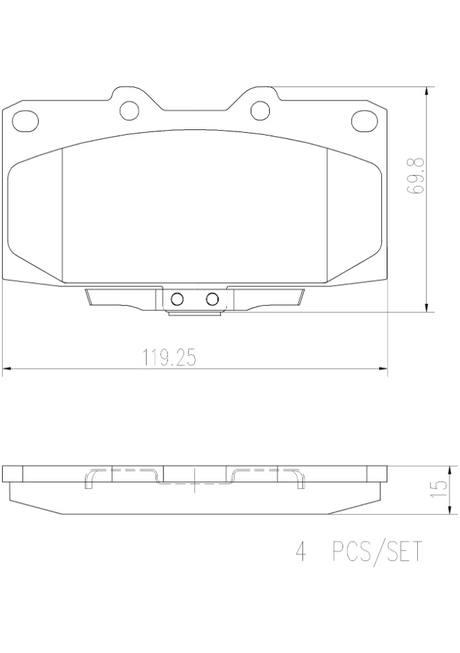 Brembo P56034n Brake Pad||p56034n_1.Png||86||brmp56034n||2104643