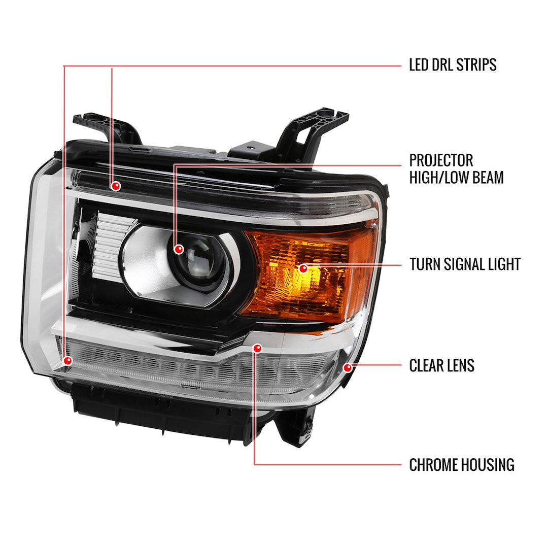 Spec-D Tuning 2lhp-Sie14-Drl-Go Headlight Assembly||2lhp-Sie14-Drl-Go_8.Jpg||93||sdtsie14drlgo||1063702