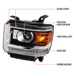 Spec-D Tuning 2lhp-Sie14-Drl-Go Headlight Assembly||2lhp-Sie14-Drl-Go_8.Jpg||93||sdtsie14drlgo||1063702