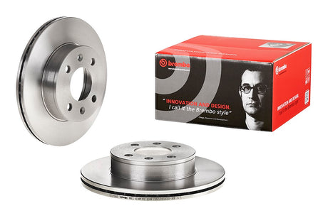 Product of Brembo 09953720C02 Vented 1 Piece Brake Rotor 