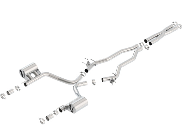 Product of Borla 140678 ATAK ® Series Cat Back System Dual Exhaust System Kit 