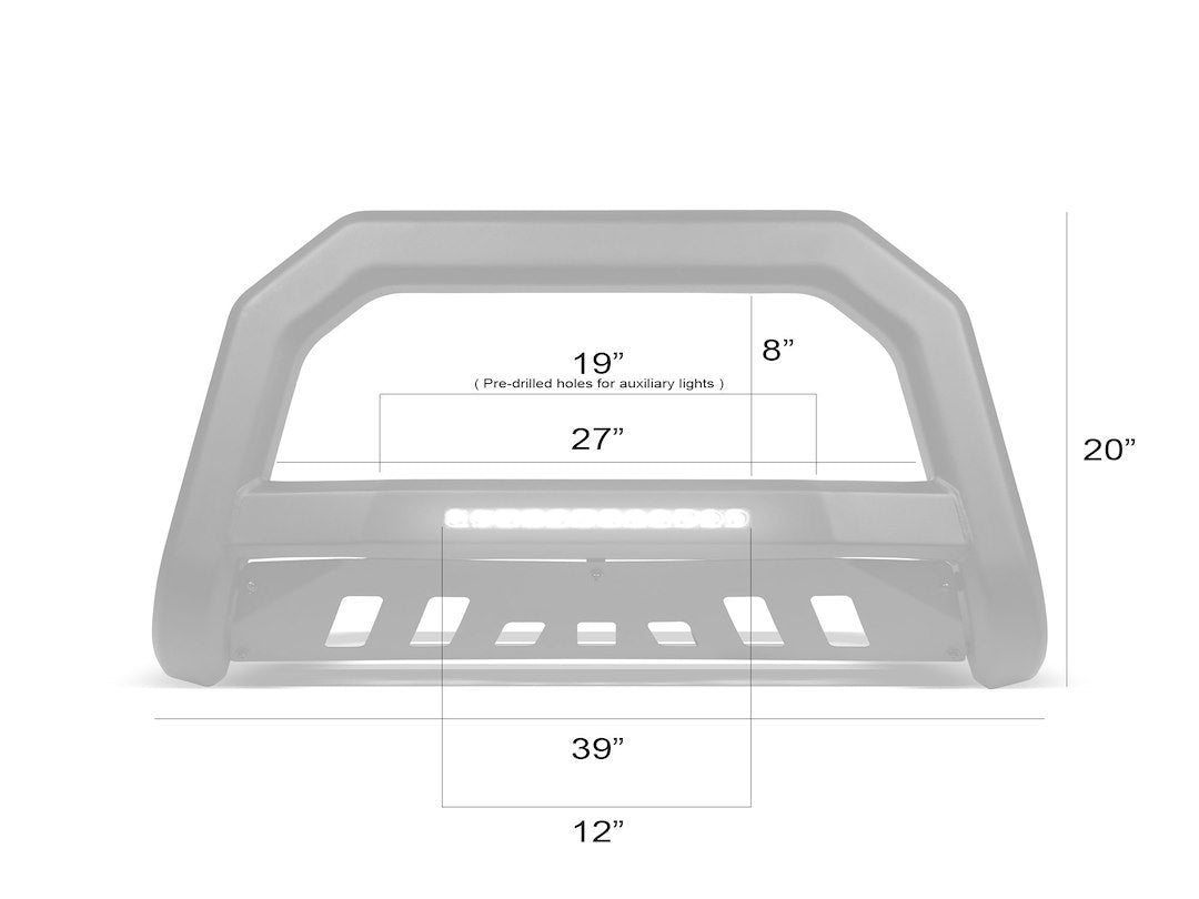 Product of Armordillo 8707821 Bull Bar  with skid plate 