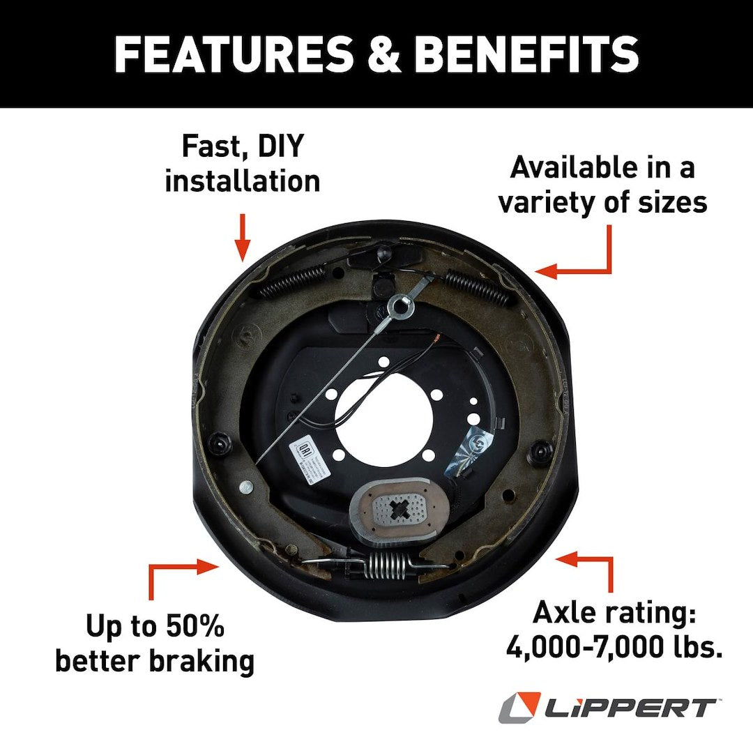 Product of Lippert Components 296652 Trailer Brake Assembly