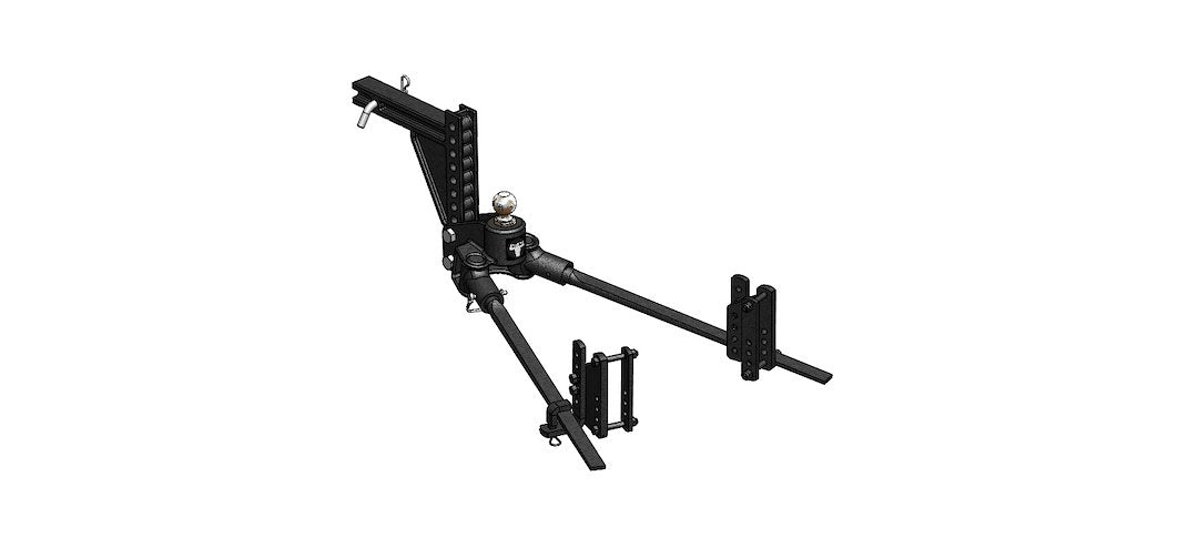 Blue Ox Bxw4038 Weight Distribution Hitch Shank||bxw4038_Mounted.Jpg||86||b1bbxw4038||1629941