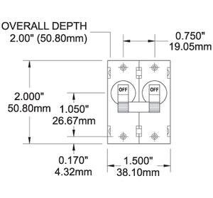 Blue Sea 7237-Bss Circuit Breaker||7237-Bss_1.Jpg||86||b6z7237bss||999056