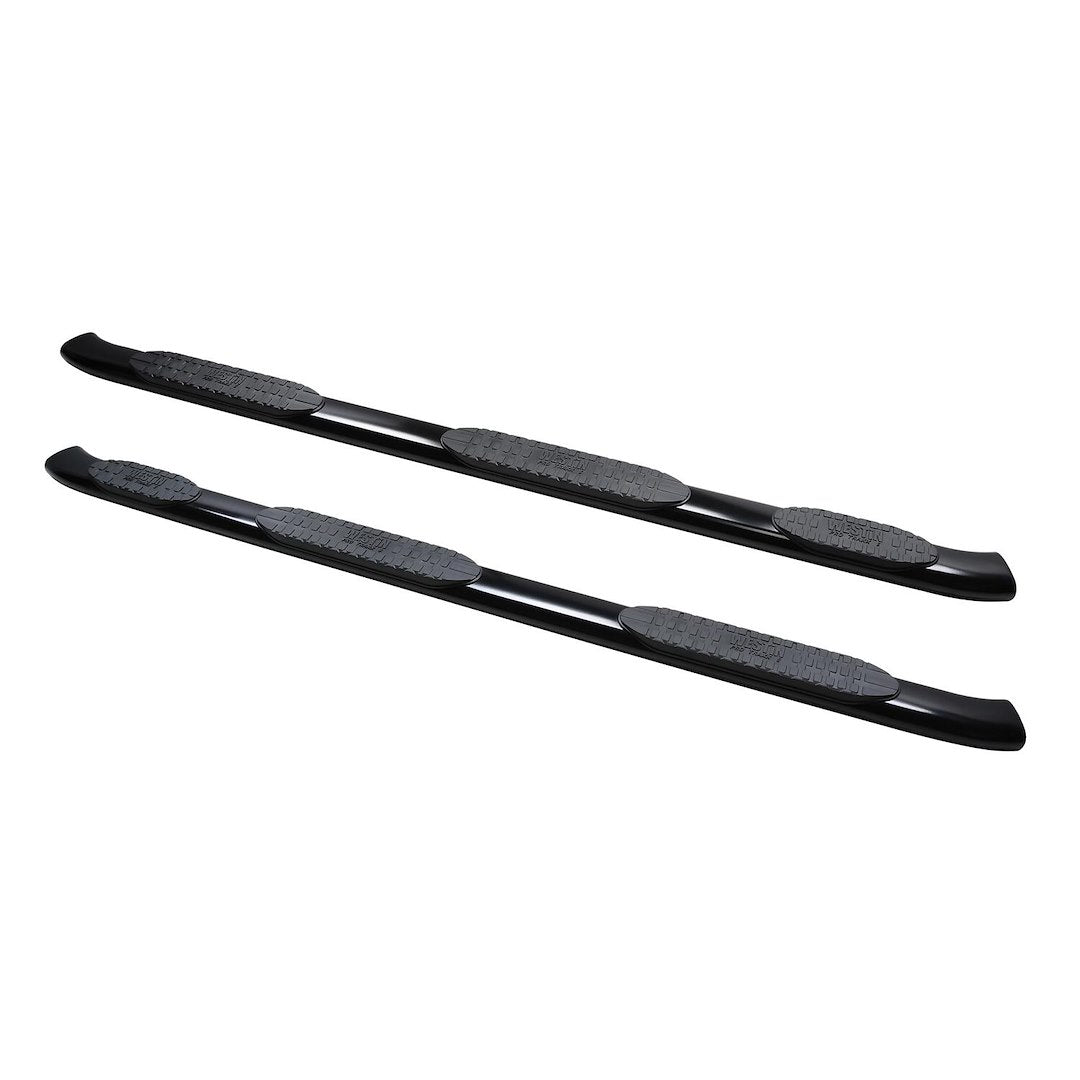 Product of Westin Automotive 21-534705 Black Powder Coated Oval Nerf Bar - Truck Wheel To Wheel 