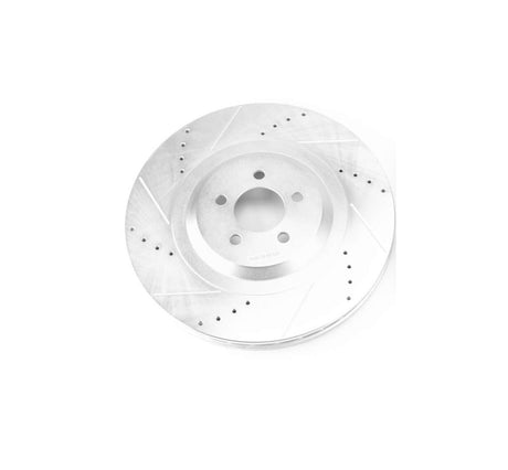 Product of Power Stop AR86002XL Evolution Series Drilled And Slotted 1-Piece Brake Rotor 