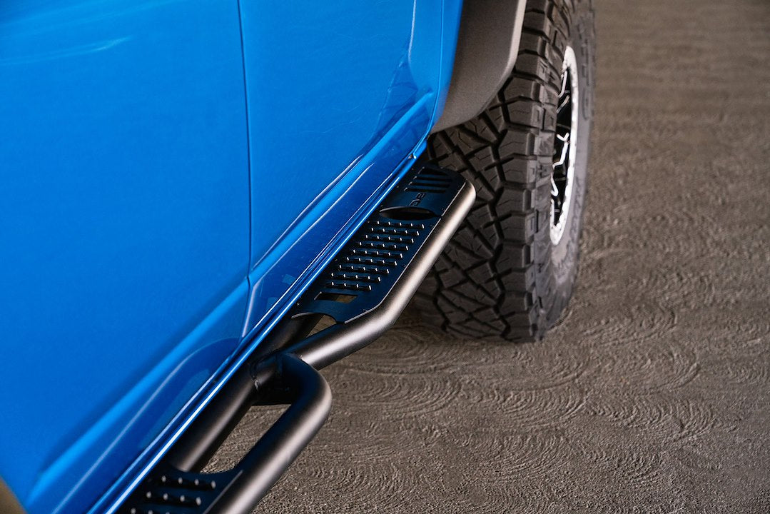 Product of DV8 Offroad SRBR-02 OE Plus Nerf Bar With Surface Steps 