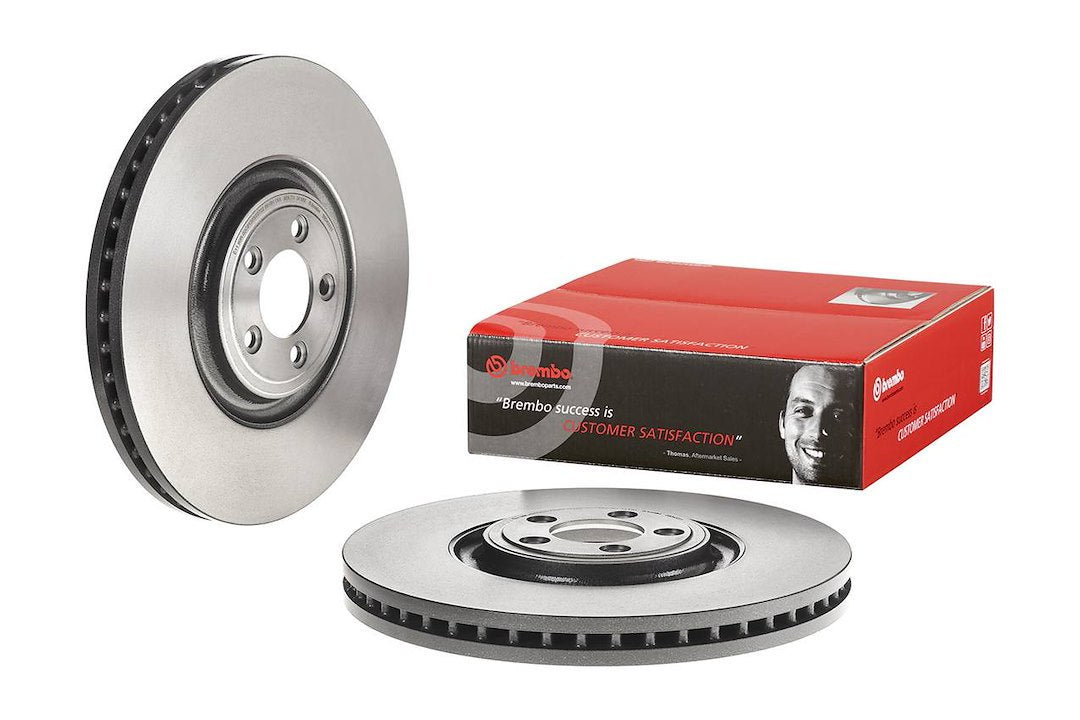 Product of Brembo 09D43311C02 Vented 1 Piece Brake Rotor 