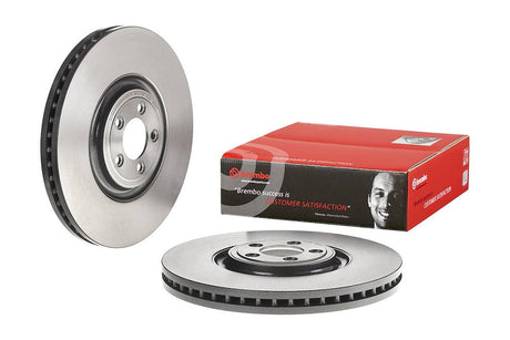 Product of Brembo 09D43311C02 Vented 1 Piece Brake Rotor 