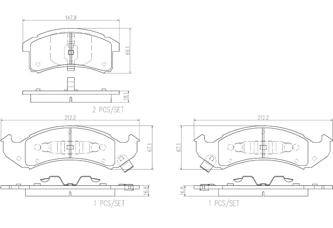 Brembo P59062n Brake Pad||p59062n_2.Jpg||86||brmp59062n||2091607