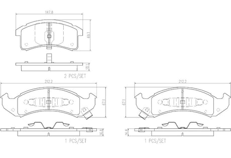 Brembo P59062n Brake Pad||p59062n_2.Jpg||86||brmp59062n||2091607