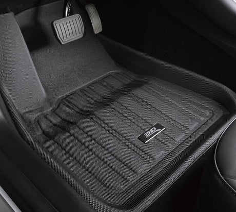 Product of 3D Mats ELITECT Series E1TL03801809 Black Thermoplastic Rubber Of Carbon Fiber Texture Floor Liner 