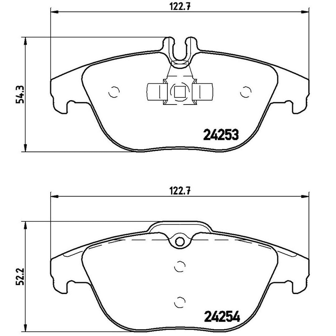 Product of Brembo P50068 Brake Pad - Set Of 4 