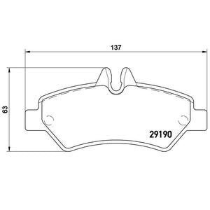 Product of Brembo P50084 Brake Pad - Set Of 4 