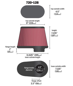 Airaid 720-128 Air Filter||air-720-128_Dim.Jpg||88||a86720128||1637821