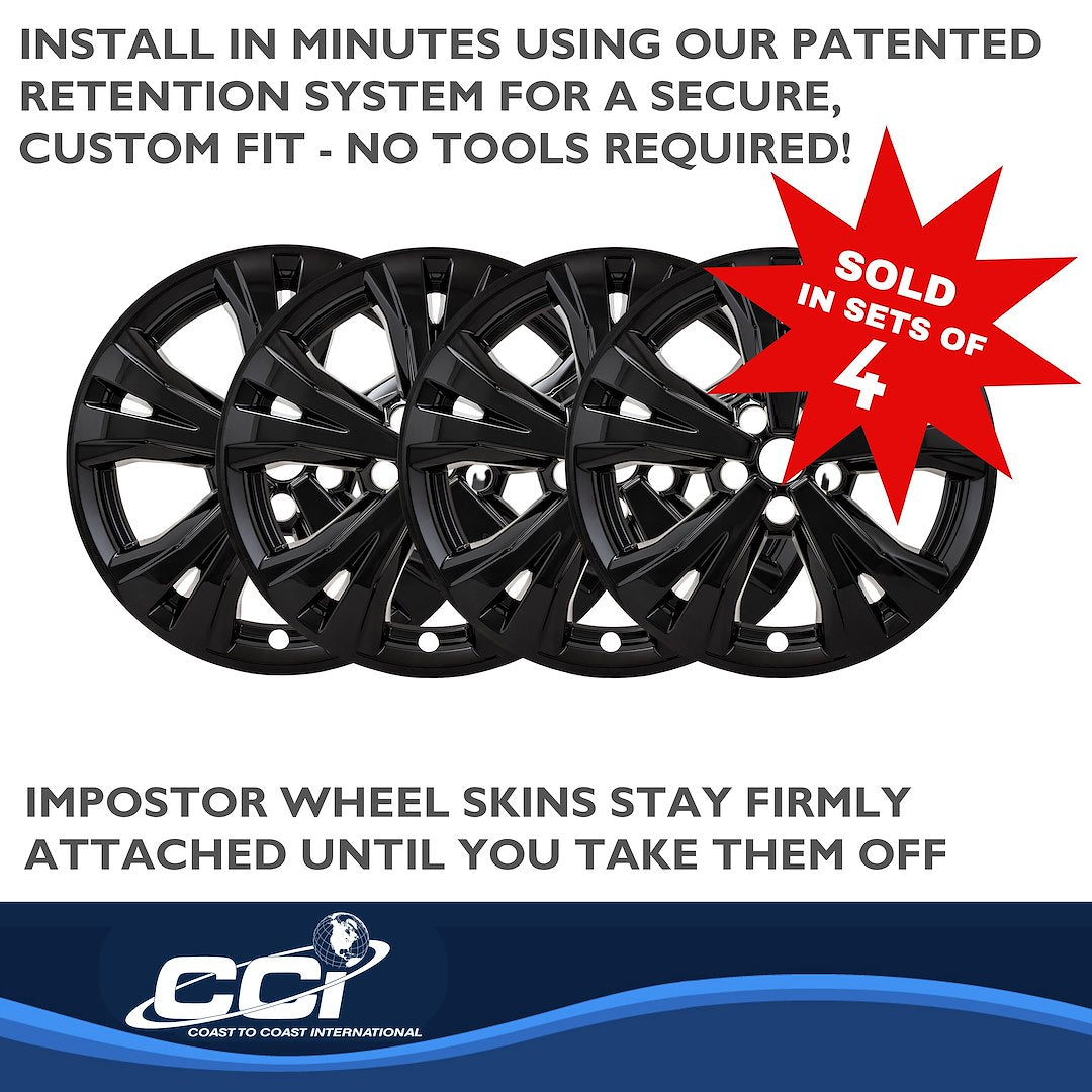Product of Coast To Coast IWCIMP461BLK Black Set Of 4 