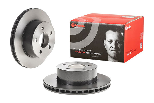 Product of Brembo 09742181C02 Vented 1 Piece Brake Rotor 