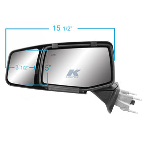 Product of K-Source 80930 Exterior Towing Mirror