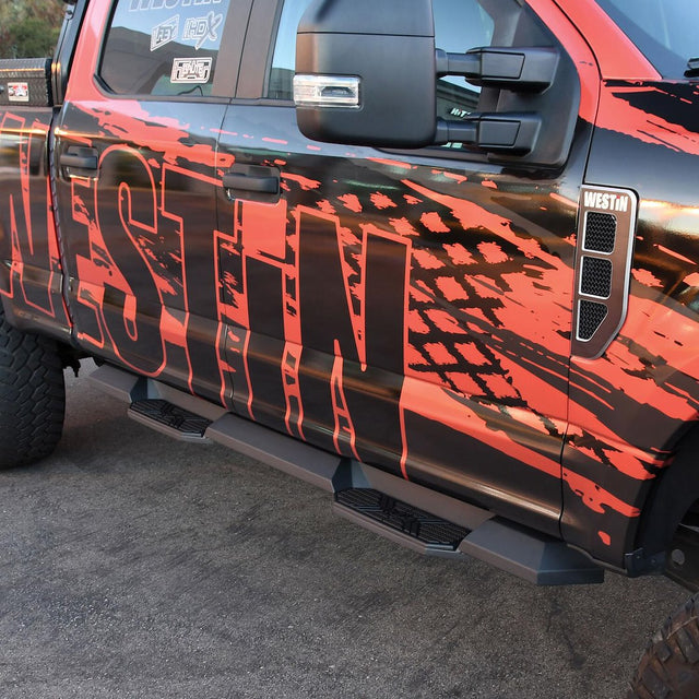 Product of Westin Automotive 56-23945 HDX Xtreme Nerf Bar With Surface Steps 