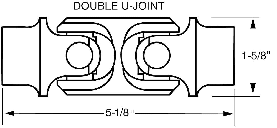 Borgeson 024949 Steering Shaft Universal Joint||||86||b73024949||2006531