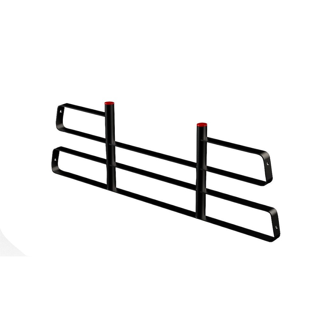 Product of Weather Guard (Werner) 1058-52-01 Bolt-On Black Matte Powder Coated Bar Style Headache Rack 