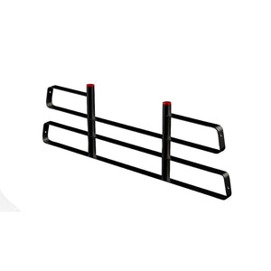 Product of Weather Guard (Werner) 1058-52-01 Bolt-On Black Matte Powder Coated Bar Style Headache Rack 