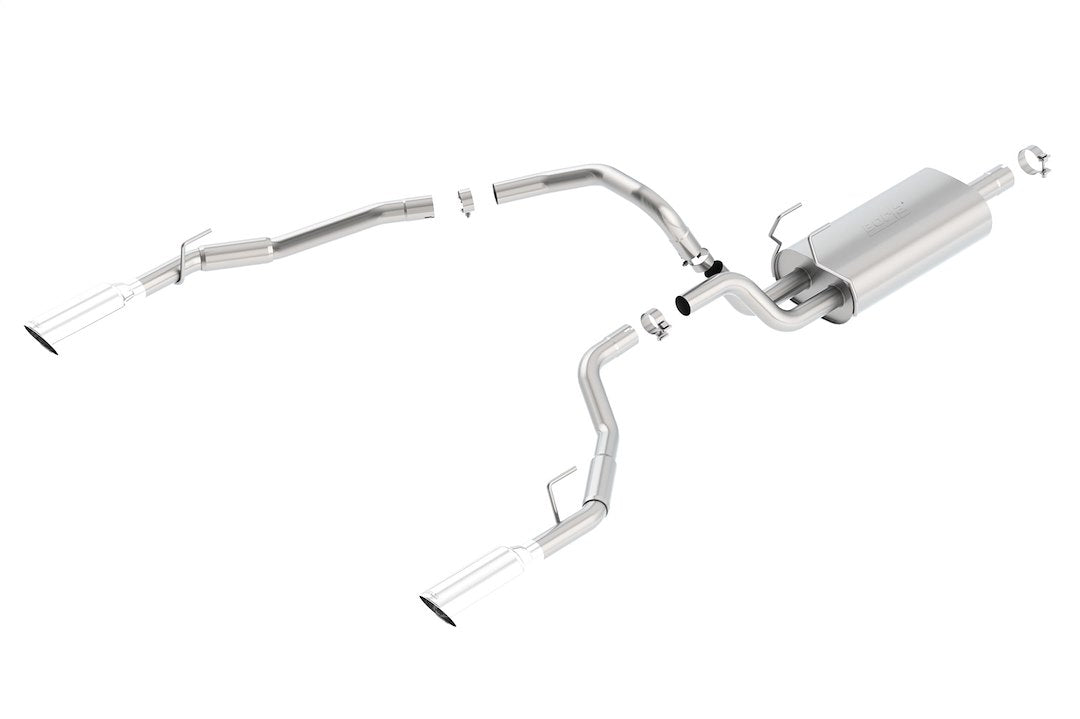 Product of Borla 140552 Touring Cat Back System Single Exhaust System Kit 