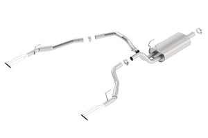 Product of Borla 140552 Touring Cat Back System Single Exhaust System Kit 