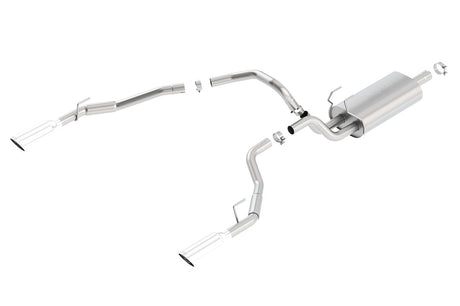 Product of Borla 140552 Touring Cat Back System Single Exhaust System Kit 
