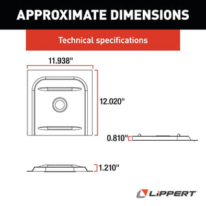 Product of Lippert Components 234101 Screen Door Slide