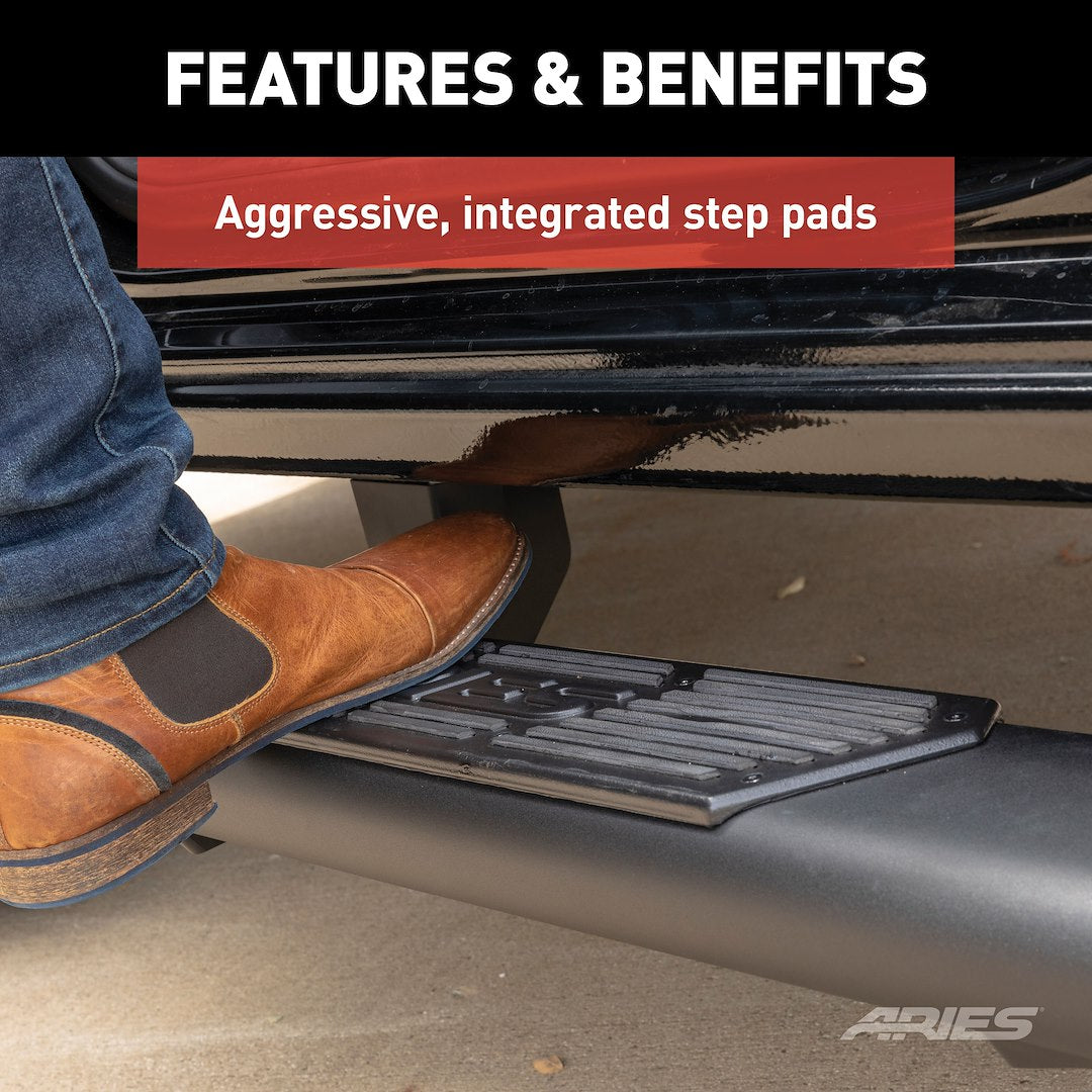 Product of Aries 2057975 Black Powder Coated Running Board 