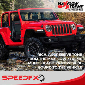 Product of SpeedFX 50600 MaxFlow Xtreme Axle Back System Single Exhaust System Kit 