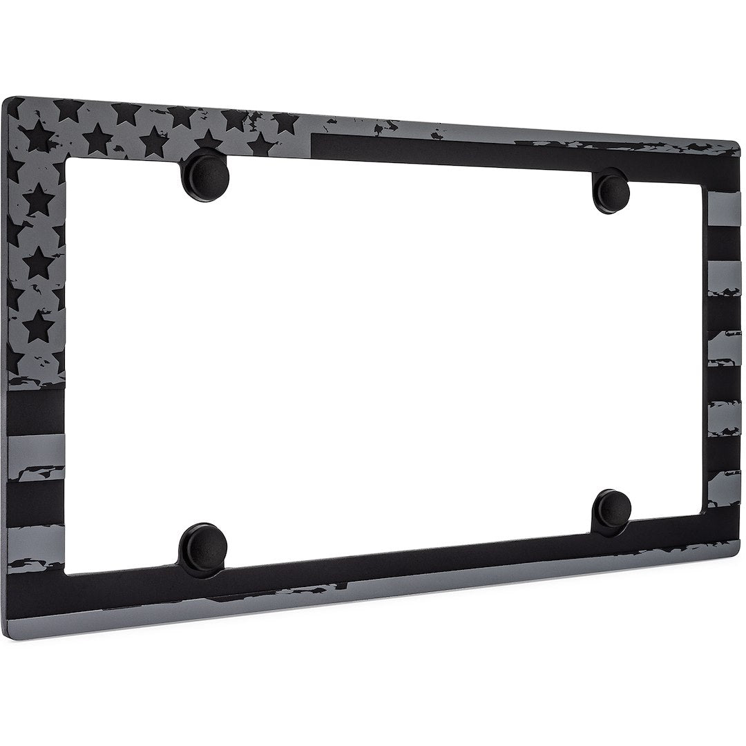 Cruiser 31250 License Plate Frame||31250_P02-American-Flag_Matte_Black-Angle-Outpack.Jpg||87||c3431250||942798