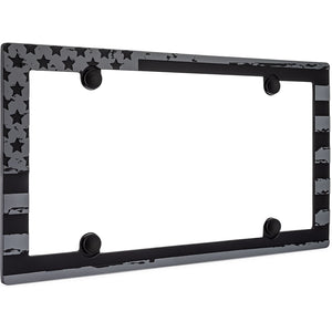 Cruiser 31250 License Plate Frame||31250_P02-American-Flag_Matte_Black-Angle-Outpack.Jpg||87||c3431250||942798