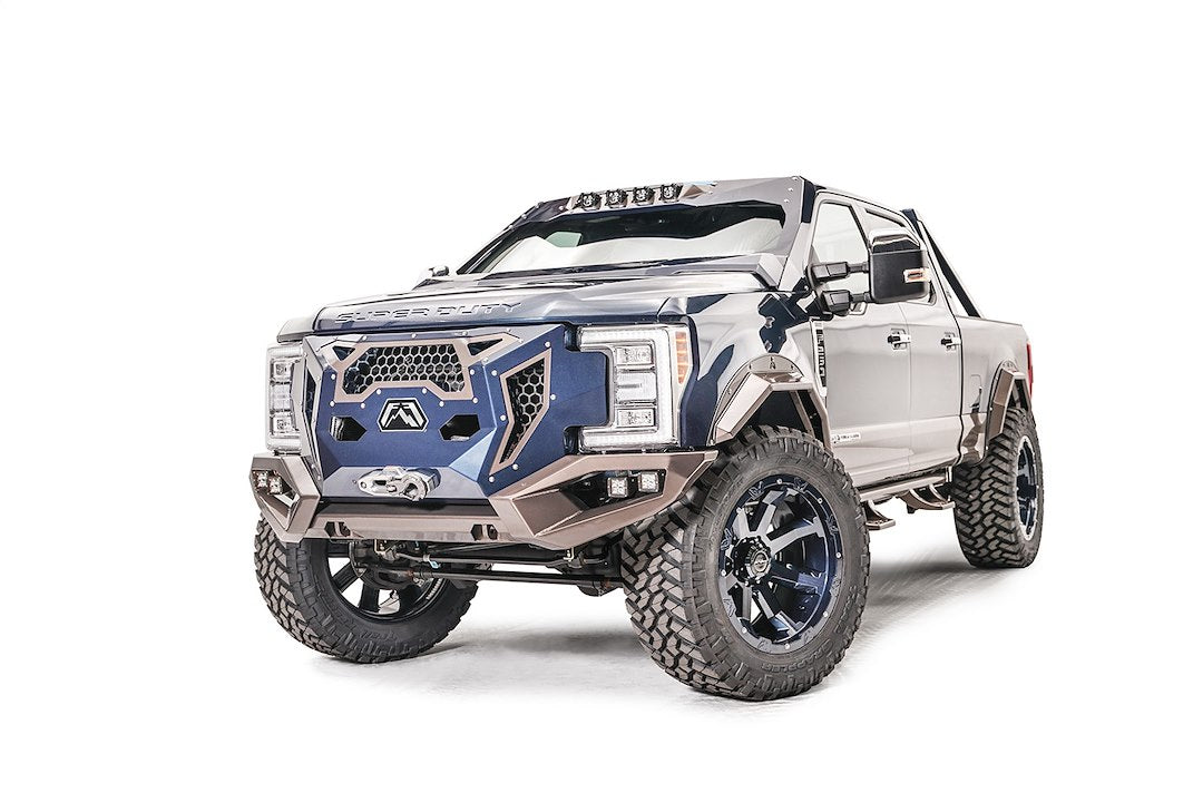 Product of Fab Fours GR4100-1 Grumper Steel Powder Coated Bumper 