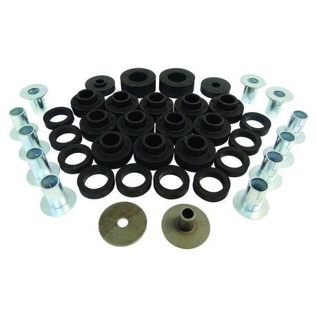 Product of Crown Automotive 5462446K Black Rubber Body Mount Bushings 