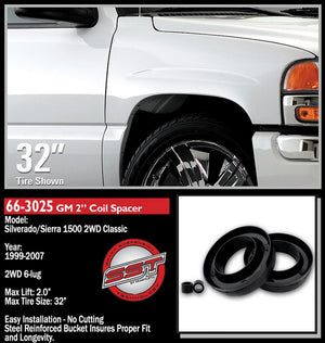 Readylift 66-3025 Leveling Kit Suspension||66-3025gmcsierra1999-2007cla.Jpg||87||r90663025||1420289