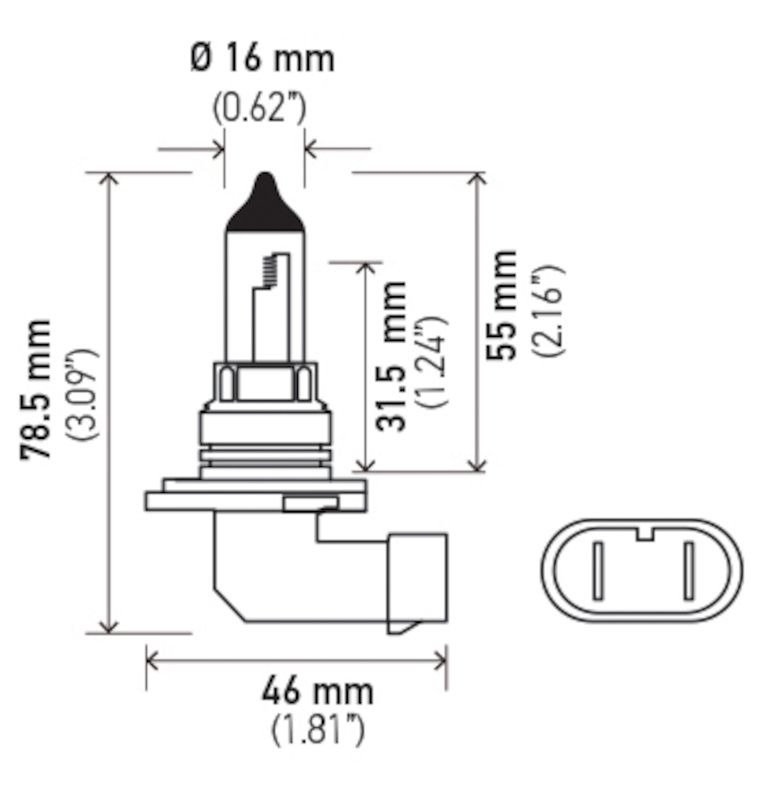 Product of Hella H71070367 Driving/ Fog Light Bulb